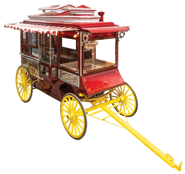 CRETORS MODEL D HORSE DRAWN  POPCORN WAGON