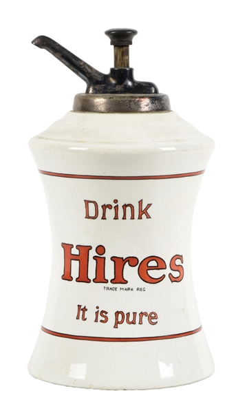 DRINK HIRES CERAMIC SYRUP DISPENSER