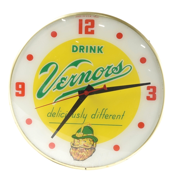 DRINK VERNORS LIGHT-UP CLOCK