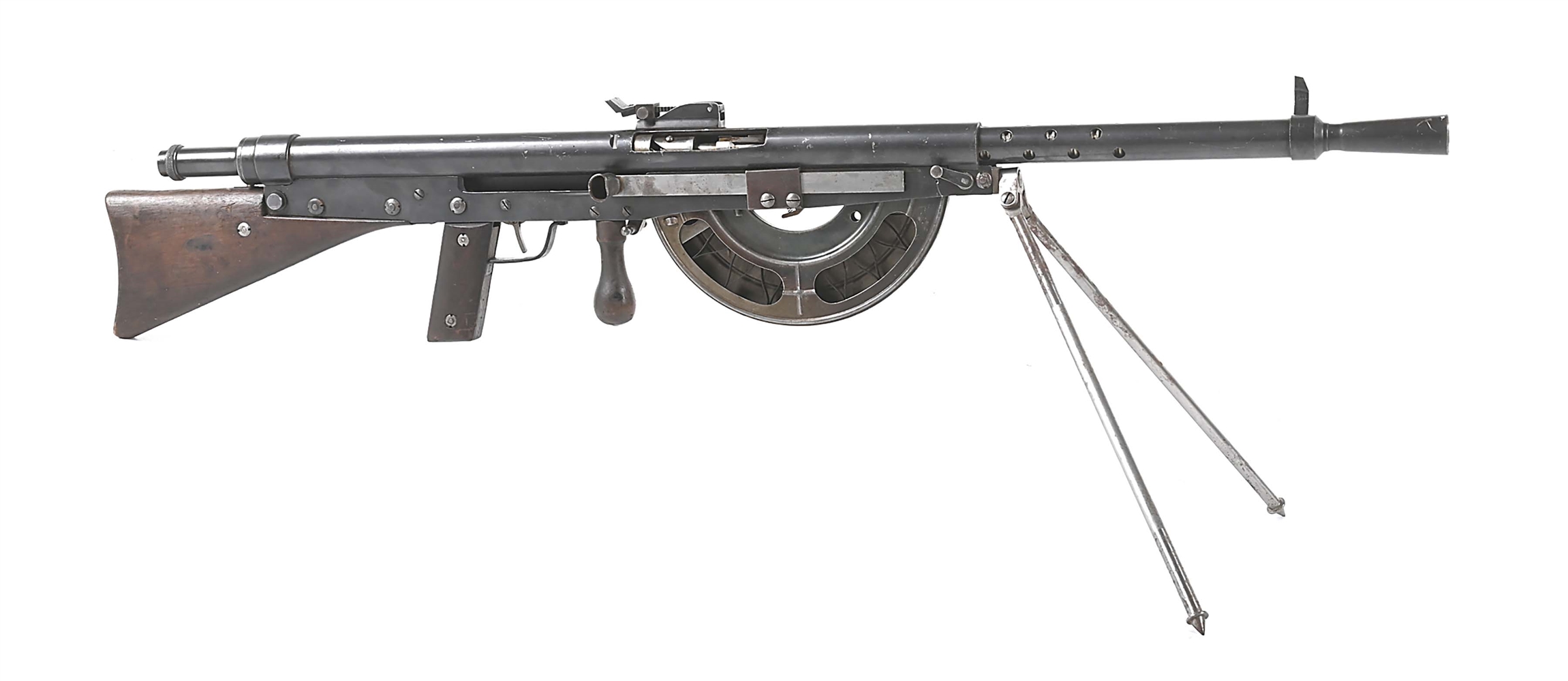 (N) REGISTERED DEACTIVATED FRENCH CHAUCHAT MODEL 1915 MACHINE GUN (CURIO & RELIC).