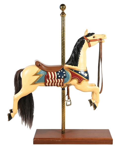 RESTORED AMERICANA CAROUSEL HORSE