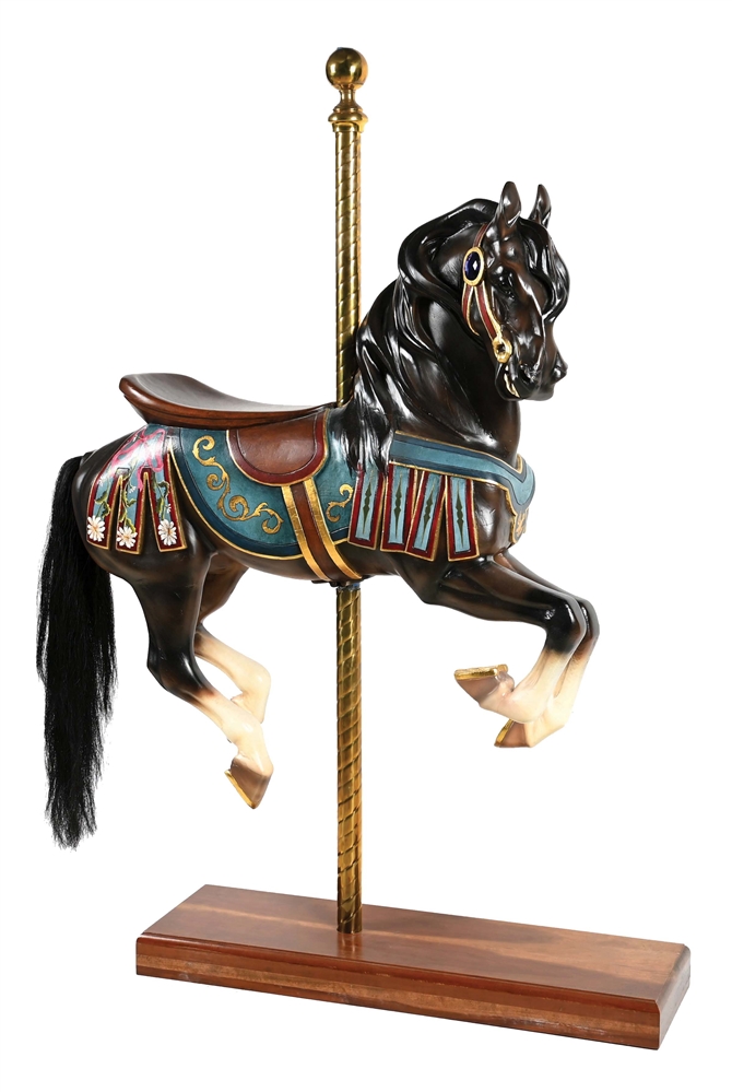 DETAILED "PRANCER" LOOFF CAROUSEL HORSE