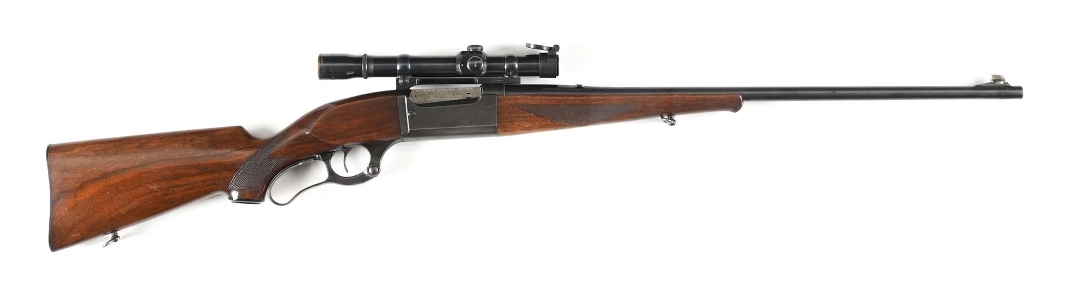 (C) PRE-WAR SAVAGE MODEL 99 LEVER ACTION RIFLE IN .300 SAVAGE.