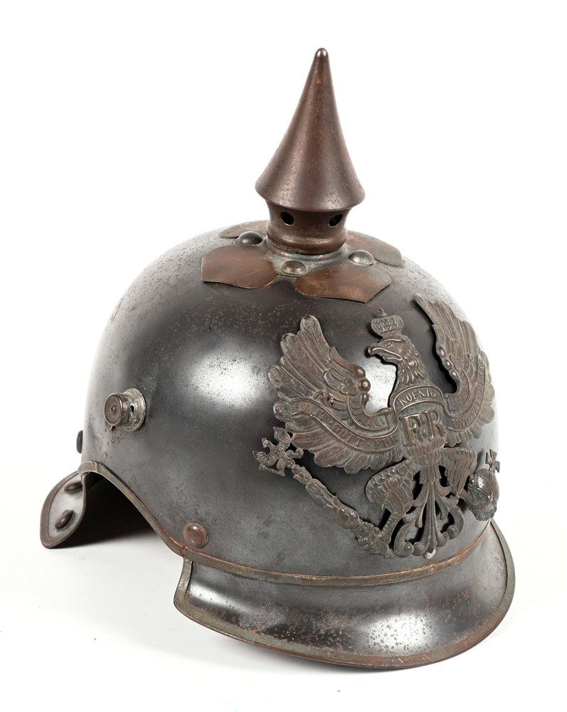 IMPERIAL GERMAN M1915 KURASSIER LOBSTER TAIL HELMET. 