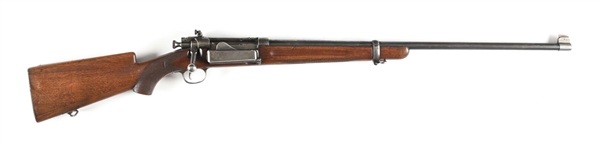 (M) SPORTERIZED SPRINGFIELD ARMORY 1898 KRAG BOLT ACTION RIFLE.