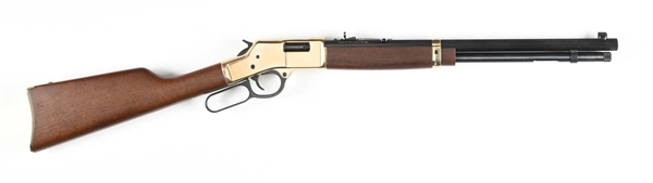 (M) HENRY GOLDEN BOY LEVER ACTION RIFLE IN .357 MAGNUM.