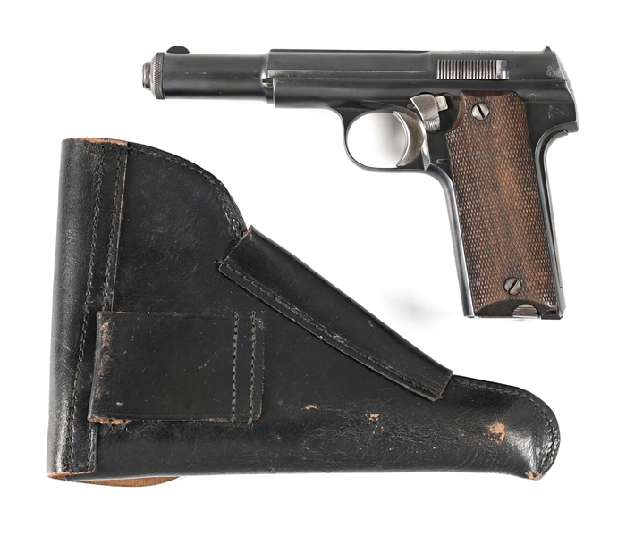 (C) ASTRA MODEL 600/43 SEMI-AUTOMATIC PISTOL WITH HOLSTER