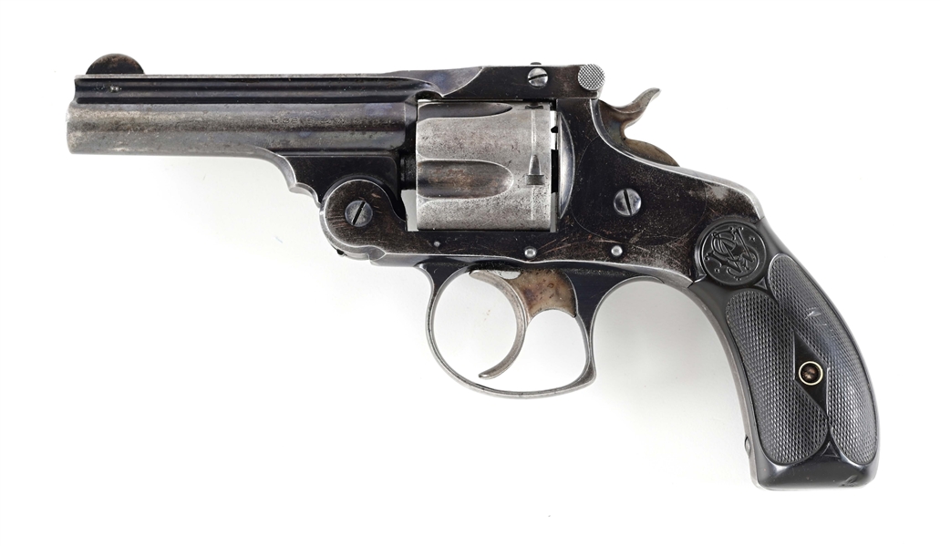 (C) SMITH & WESSON 4TH MODEL .38 S&W DOUBLE ACTION REVOLVER.