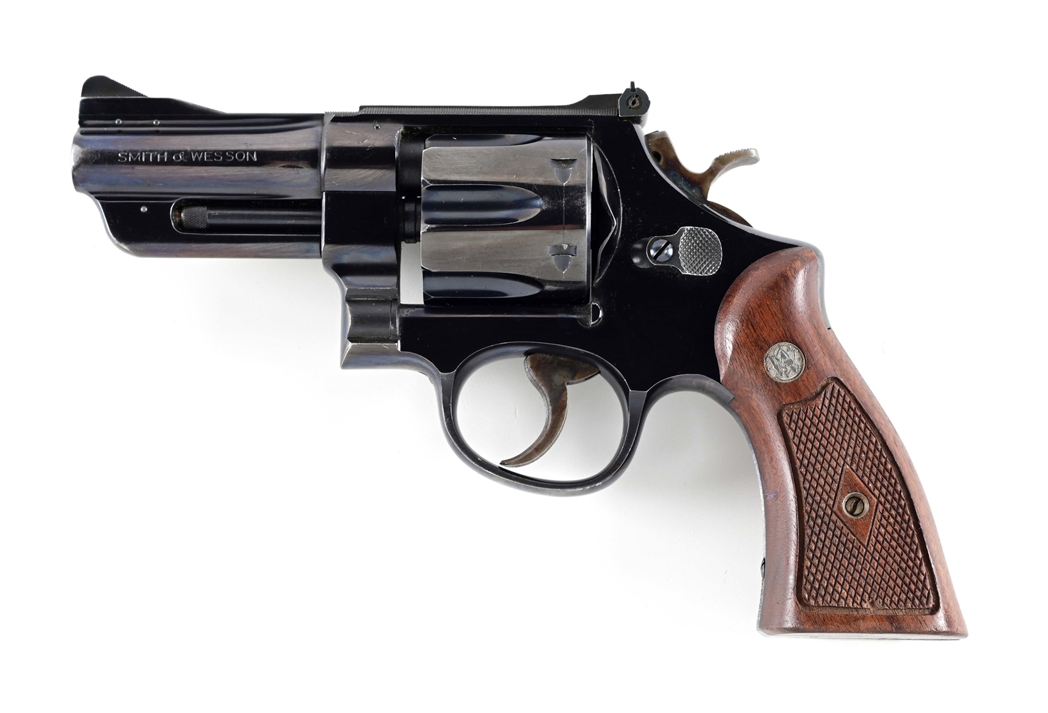 (C) SMITH & WESSON PRE MODEL 27 DOUBLE ACTION REVOLVER.