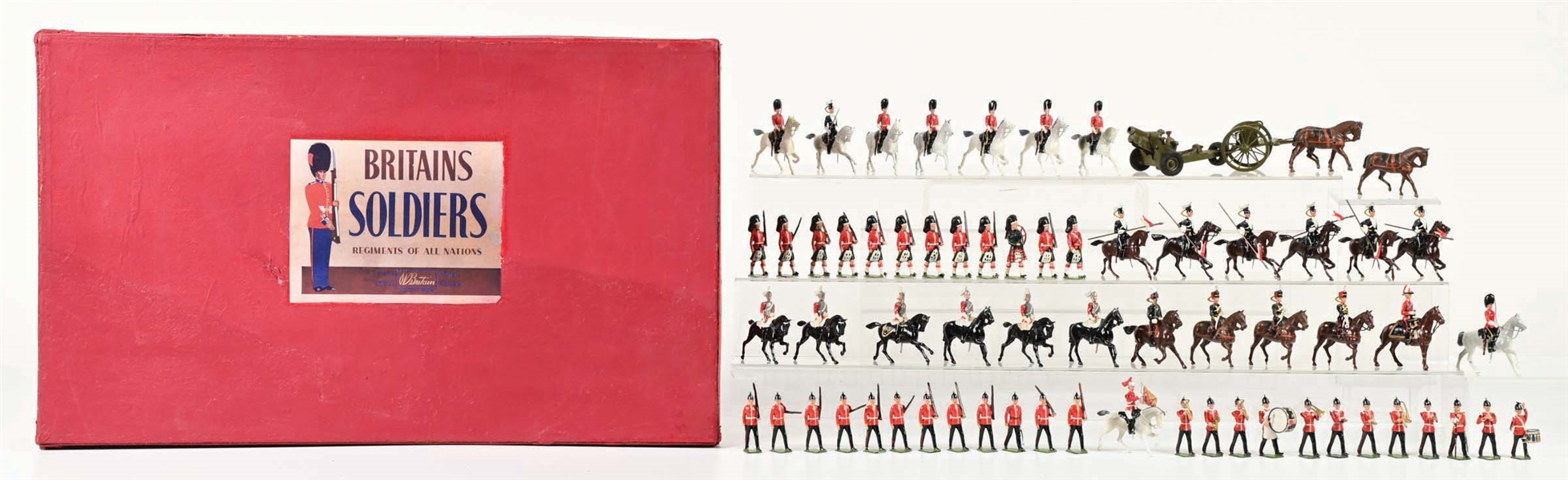 LARGE BRITAINS SOLDIERS REGIMENTS OF ALL NATIONS SOLDIER SET