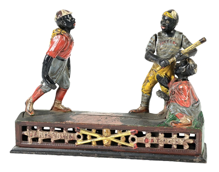 DARK TOWN BATTERY MECHANICAL BANK