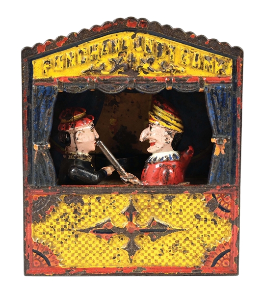 PUNCH AND JUDY MECHANICAL BANK