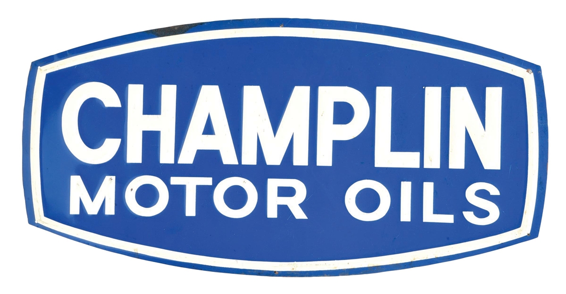 TIN CHAMPLIN MOTOR OIL SIGN