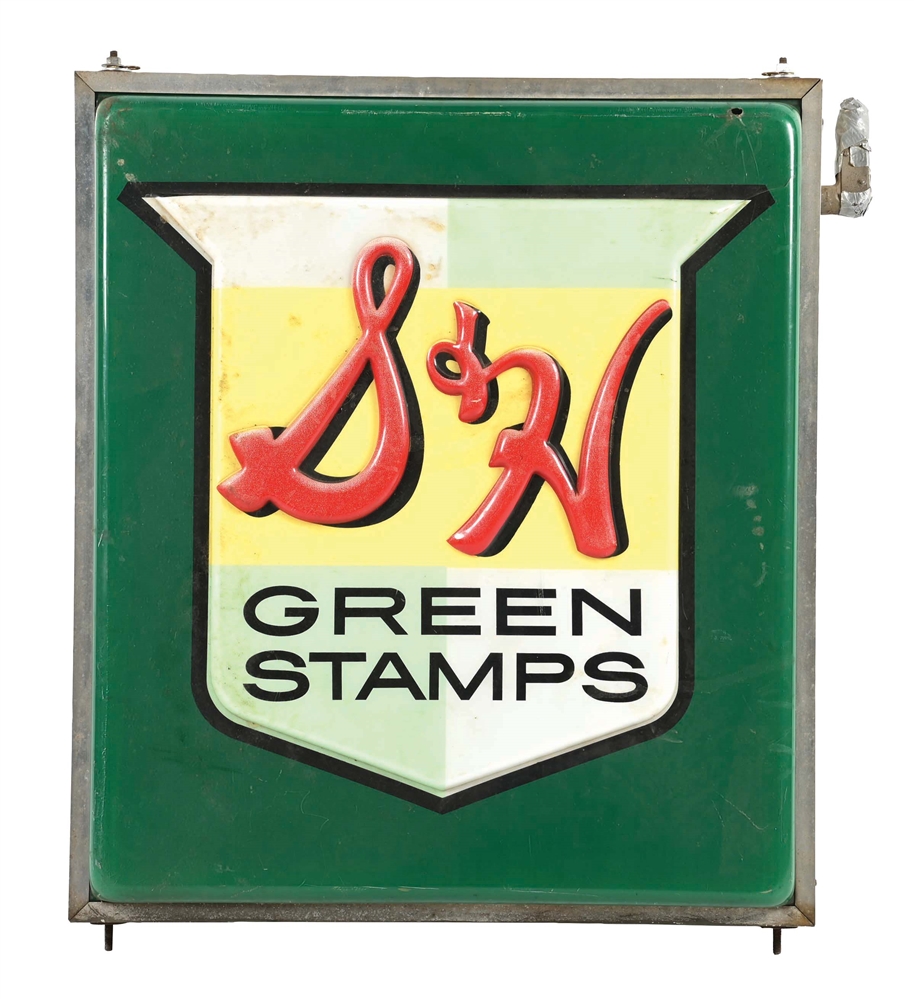 S&H GREEN STAMPS LIGHT-UP SIGN