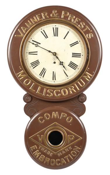 VANNER & PRESTS MOLLISCORIUM BAIRD WALL CLOCK