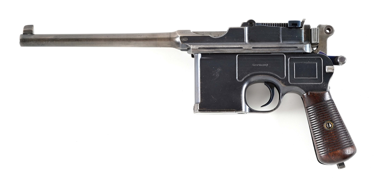 (C) MAUSER C96 BOLO SEMI AUTOMATIC PISTOL.