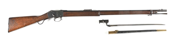 (A) NEPALESE SERVICE MARKED BSA MARTINI HENRY SINGLE SHOT RIFLE.