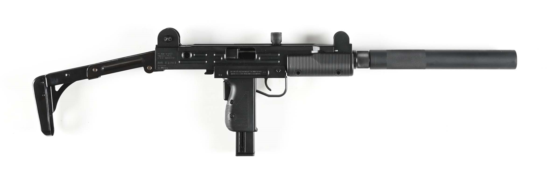 (M) WALTHER UZI SEMI AUTOMATIC RIFLE IN .22 LONG RIFLE.