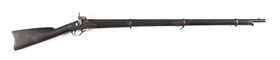 (A) US SPRINGFIELD MODEL 1861 PERCUSSION RIFLED MUSKET.