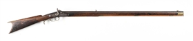 (A) LEMAN LANCASTER PERCUSSION HEAVY BARREL TARGET RIFLE.