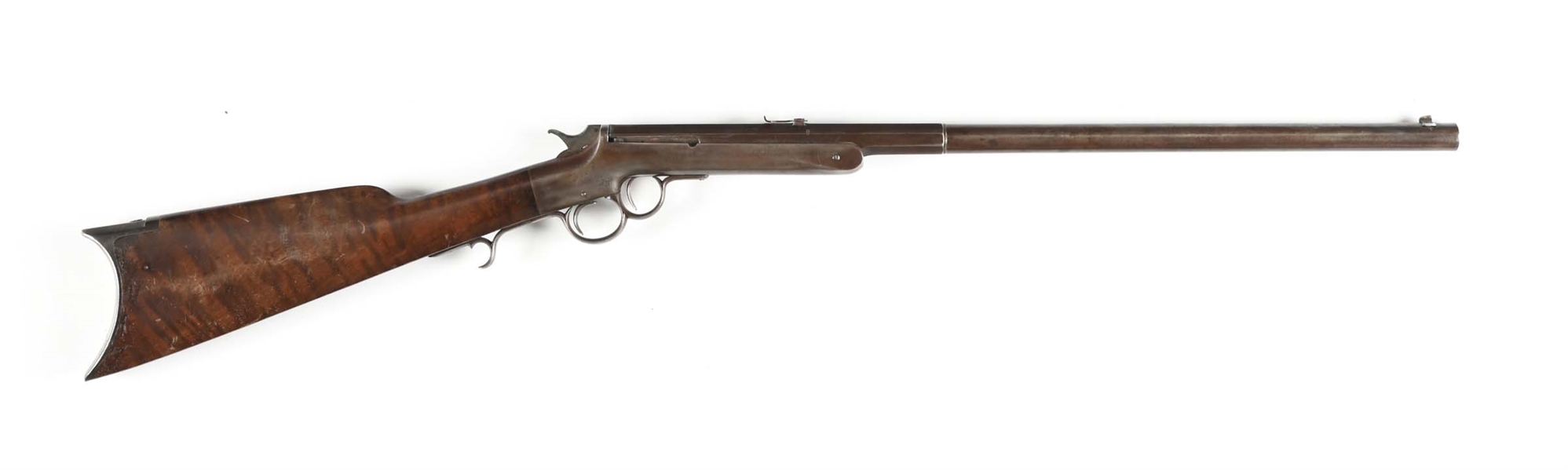 (A) TWO TRIGGER FRANK WESSON SINGLE SHOT RIFLE IN .32 LONG RF.