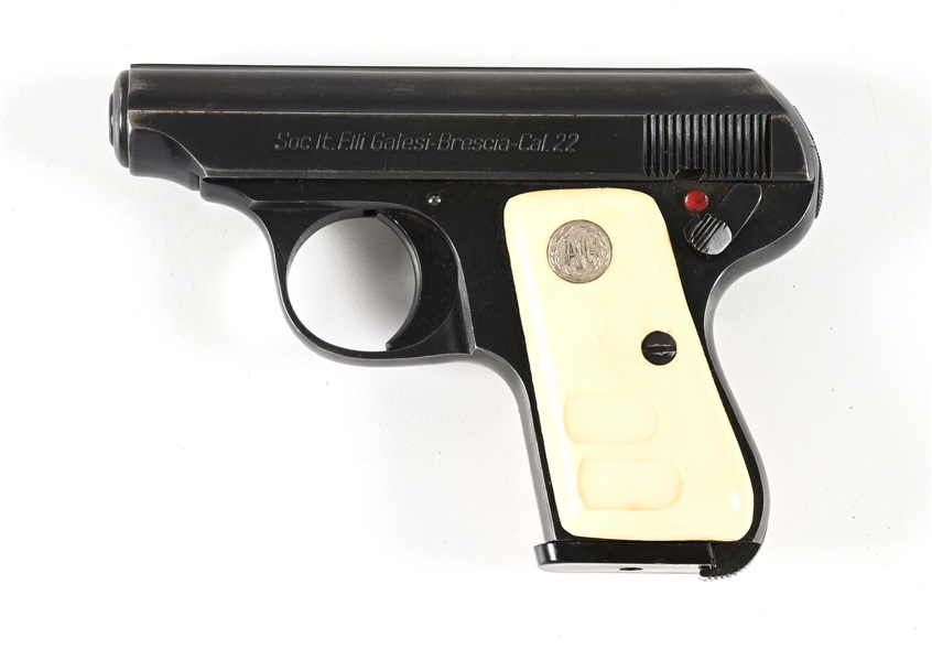 (C) GALESI .22 RF SEMI-AUTOMATIC POCKET PISTOL WITH ORIGINAL BOX