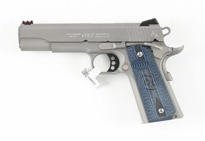 (M) COLT COMPETITION SERIES 1911A1 .45 ACP SEMI-AUTOMATIC PISTOL WITH CASE.