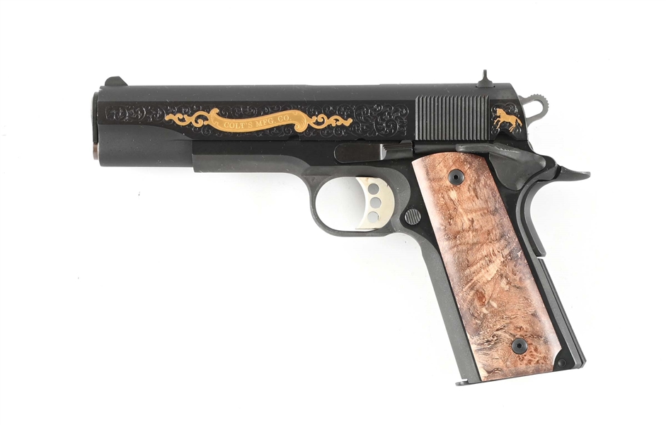 (M) COLT 1911A1 GOVERNMENT MODEL PREMIERE EDITION .45 ACP SEMI-AUTOMATIC PISTOL WITH BOX.