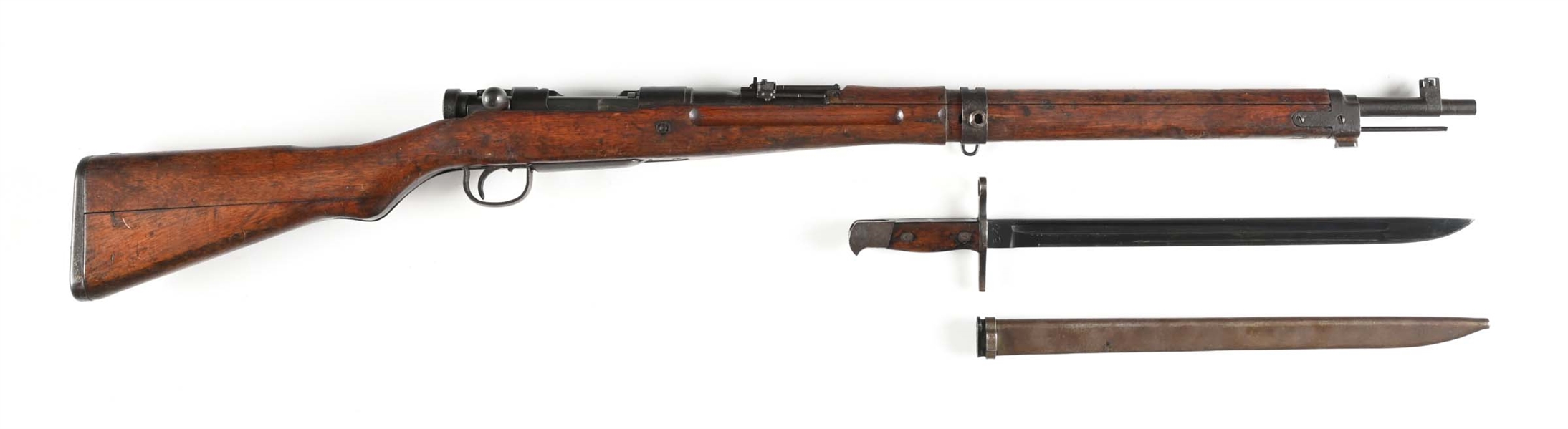 (C) JAPANESE ARISAKA TYPE 99 BOLT ACTION RIFLE.