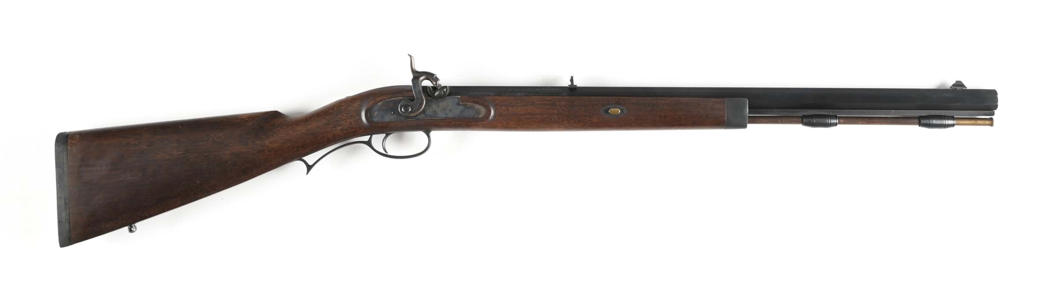 (A) LYMAN DEERSTALKER PERCUSION HALF STOCK HAWKEN TYPE RIFLE.