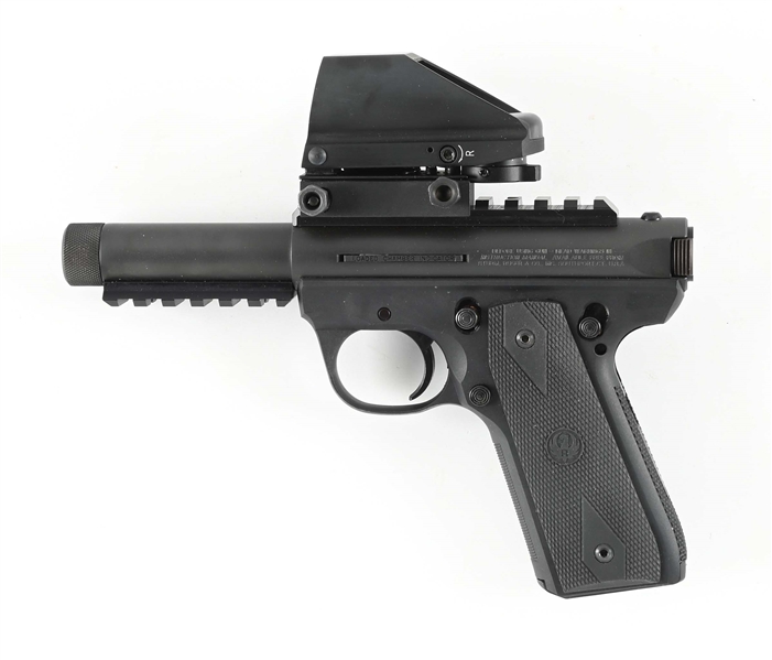 (M) RUGER MK 3 22/45 SEMI AUTOMATIC TARGET PISTOL.