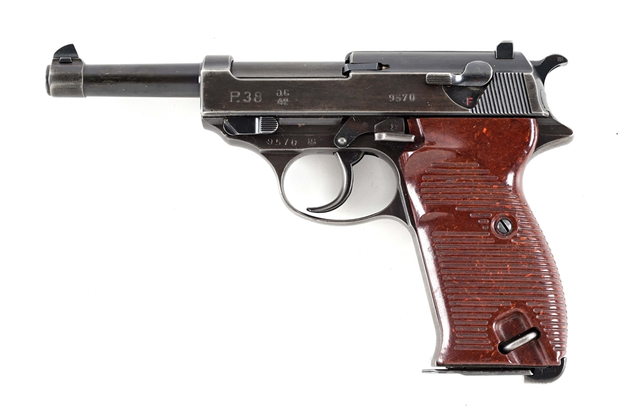 (C) WALTHER AC 42 CODE P.38 SEMI AUTOMATIC PISTOL.