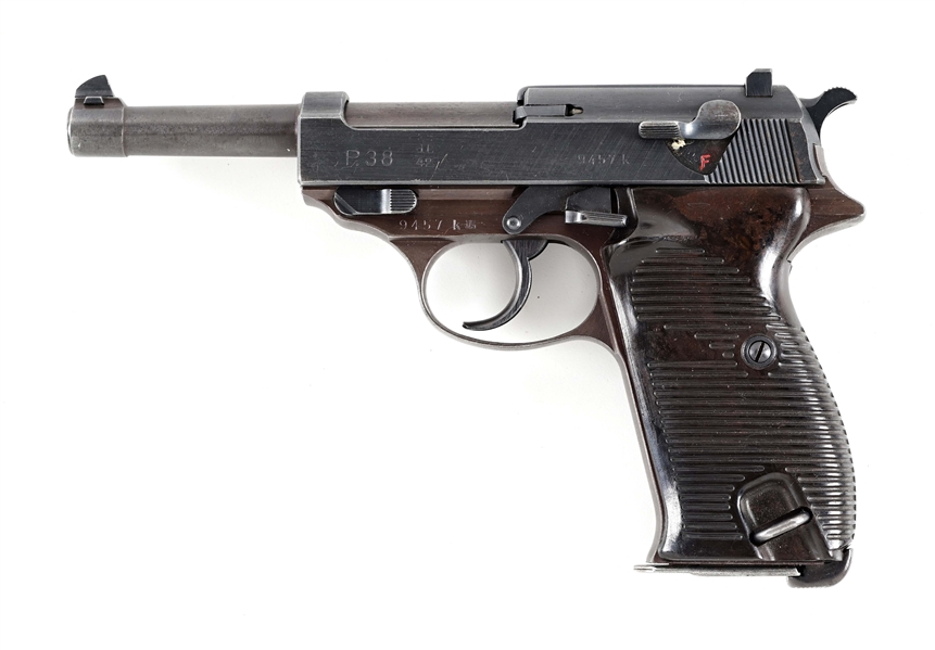 (C) WALTHER AC 42 CODE P.38 SEMI AUTOMATIC PISTOL.