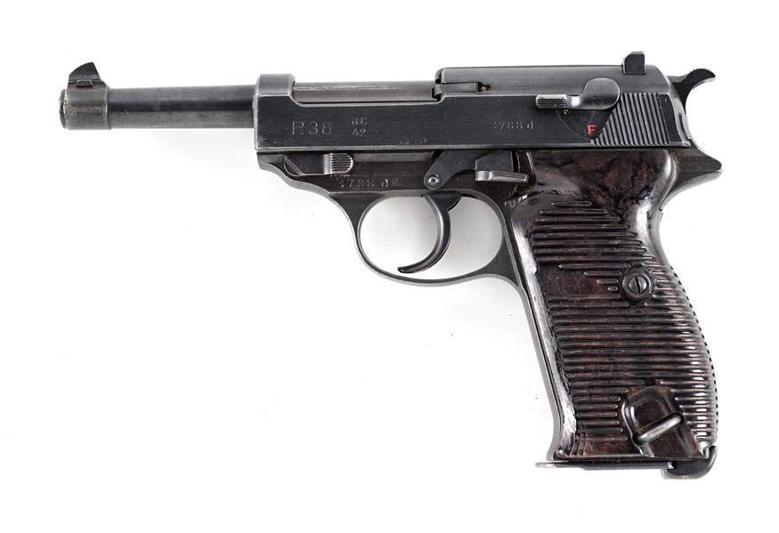 (C) WALTHER AC 42 CODE P.38 SEMI AUTOMATIC PISTOL.