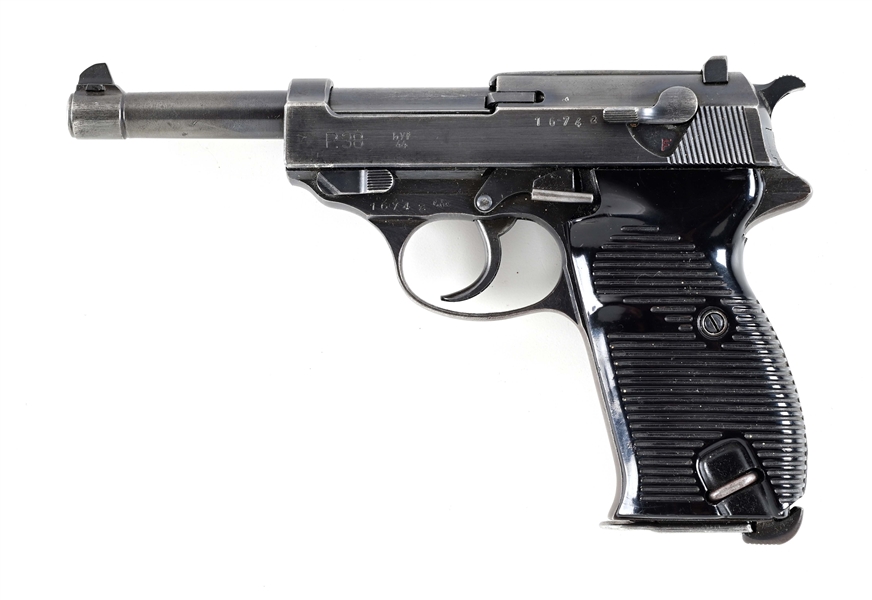 (C) MAUSER BYF 44 P.38 SEMI AUTOMATIC PISTOL.