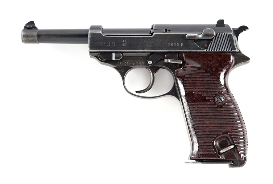 (C) WALTHER AC 43 CODE P.38 SEMI AUTOMATIC PISTOL.