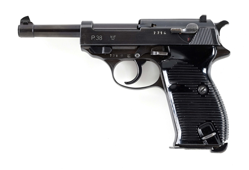 (C) MAUSER BYF 42 CODE P.38 SEMI AUTOMATIC PISTOL.