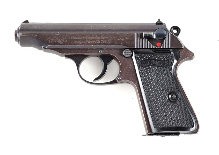 (C) WWII GERMAN WALTHER MODEL PP SEMI AUTOMATIC PISTOL.