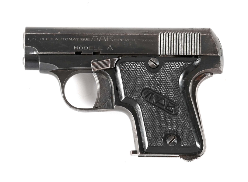 (C) MAB MODELE A .25 ACP SEMI-AUTOMATIC POCKET PISTOL.