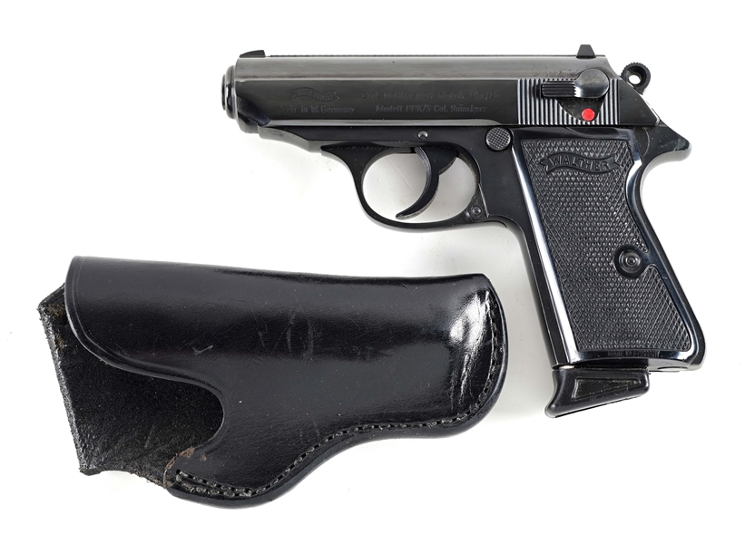 (C) WEST GERMAN WALTHER PPK/S .380 ACP SEMI AUTOMATIC PISTOL.