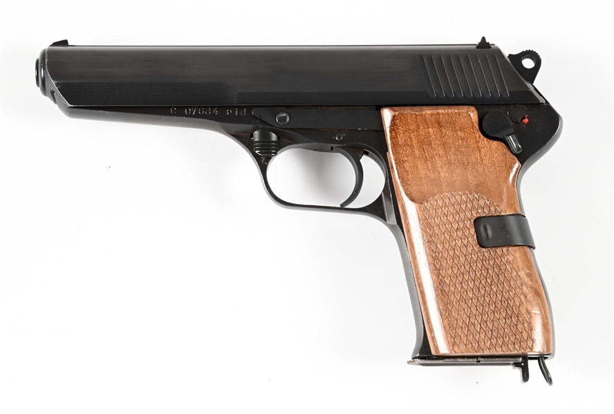 (C) CZ 52 7.62X25 TOKAREV SEMI-AUTOMATIC PISTOL.