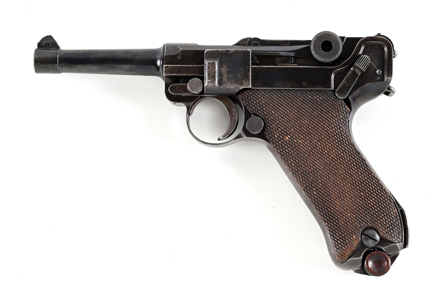 (C) DWM MODEL 1920 COMMERCIAL LUGER SEMI AUTOMATIC PISTOL.