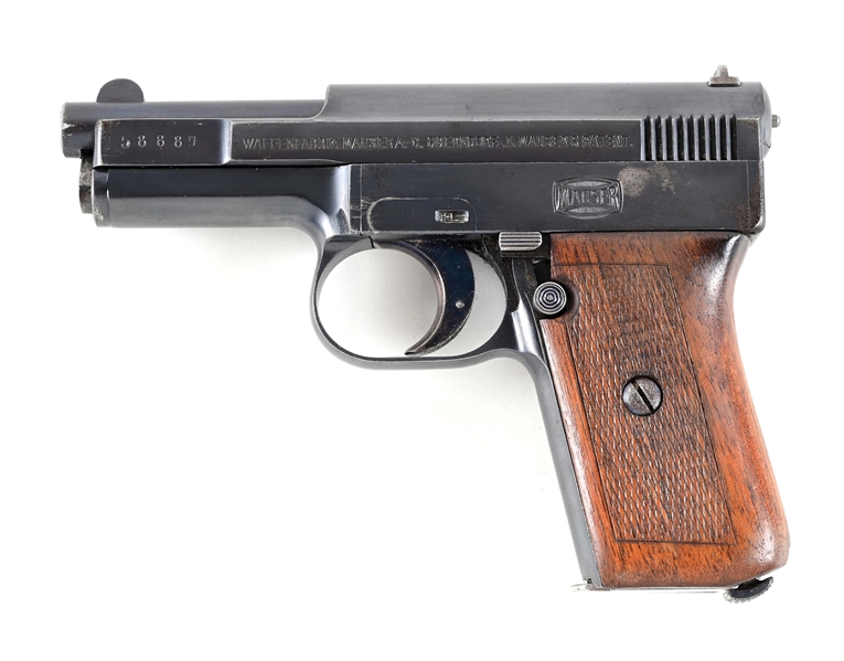 (C) MAUSER MODEL 1910 .25 ACP SEMI AUTOMATIC PISTOL.