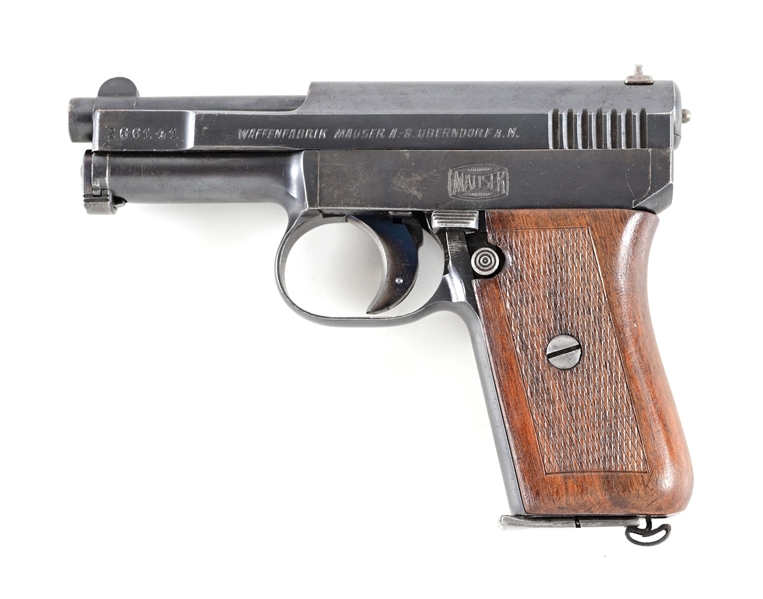 (C) MAUSER MODEL 1910/14 .25 ACP SEMI AUTOMATIC PISTOL.