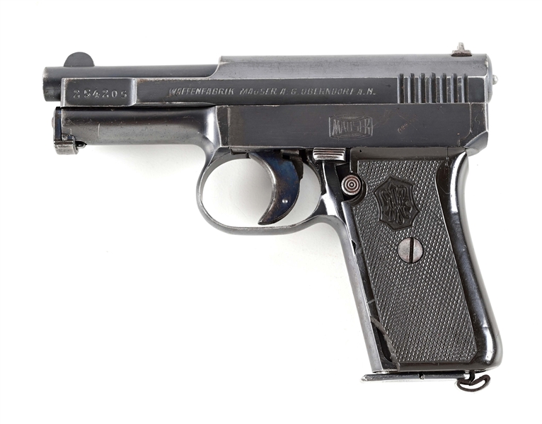 (C) MAUSER MODEL 1910/14 .25 ACP SEMI AUTOMATIC PISTOL.