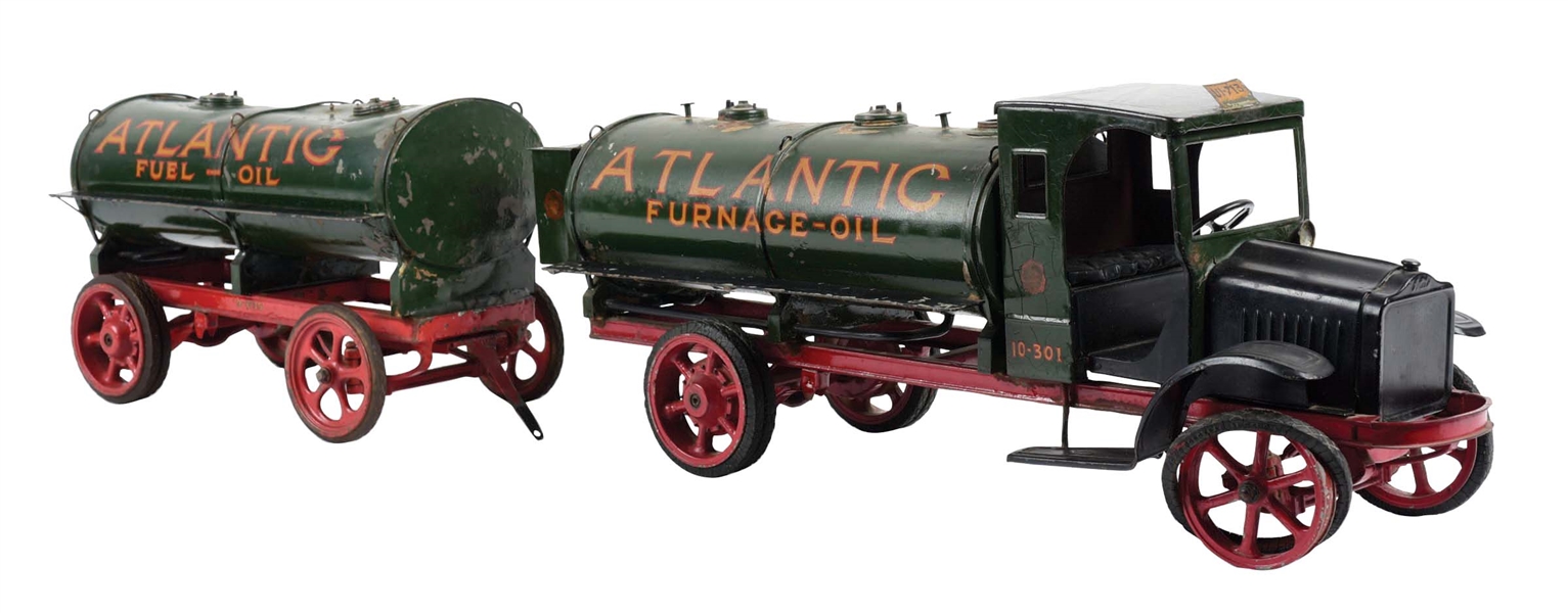 RARE ONE-OFF KELMUT PRESSED STEEL ATLANTIC CUSTOM 2-PIECE TRUCK