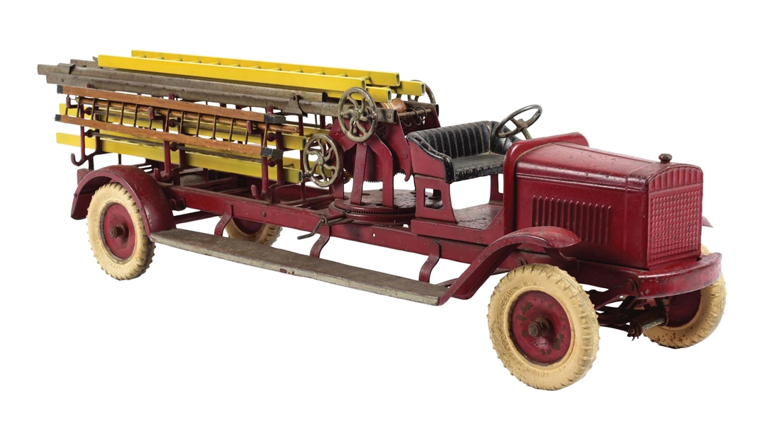 KINGSBURY PRESSED STEEL AERIAL LADDER TRUCK