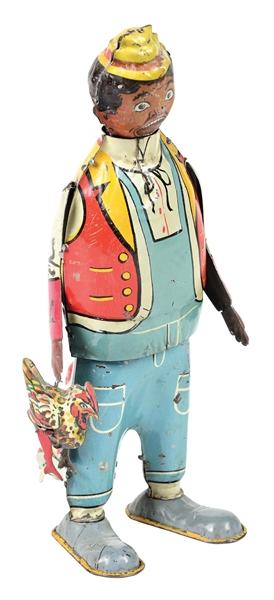 MARX TIN LITHO WIND-UP CHICKEN SNATCHER TOY