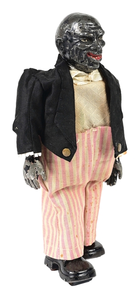 IVES CLOCKWORK OLD BLACK JOE WALKING FIGURE