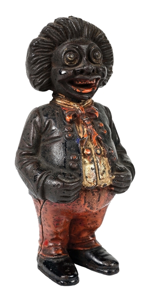 JOHN HARPER GOLLIWOG CAST IRON STILL BANK